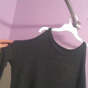 Shoulderless Sweater